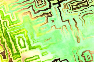 Soyut suluboya sanat eserleri. Fırça boyalı dijital resim. Renkli yaratıcı suluboya çizimi.