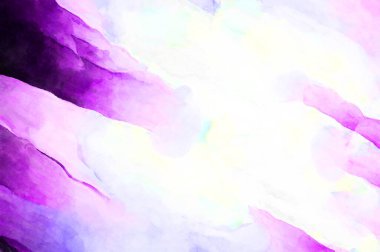 Soyut suluboya sanat eserleri. Fırça boyalı dijital resim. Renkli yaratıcı suluboya çizimi.