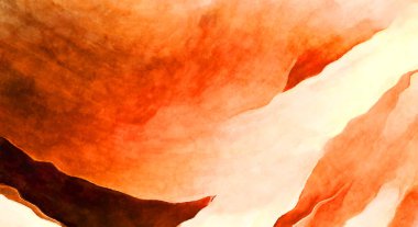 Soyut suluboya sanat eserleri. Fırça boyalı dijital resim. Renkli yaratıcı suluboya çizimi.