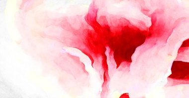 Soyut suluboya sanat eserleri. Fırça boyalı dijital resim. Renkli yaratıcı suluboya çizimi.