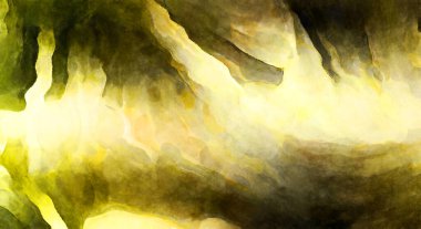 Soyut suluboya sanat eserleri. Fırça boyalı dijital resim. Renkli yaratıcı suluboya çizimi.