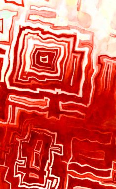 Soyut suluboya sanat eserleri. Fırça boyalı dijital resim. Renkli yaratıcı suluboya çizimi.