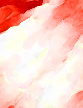 Soyut suluboya sanat eserleri. Fırça boyalı dijital resim. Renkli yaratıcı suluboya çizimi.