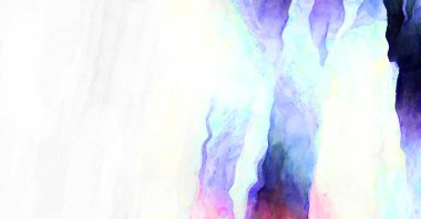 Soyut suluboya sanat eserleri. Fırça boyalı dijital resim. Renkli yaratıcı suluboya çizimi.