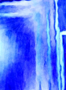 Soyut suluboya sanat eserleri. Fırça boyalı dijital resim. Renkli yaratıcı suluboya çizimi.