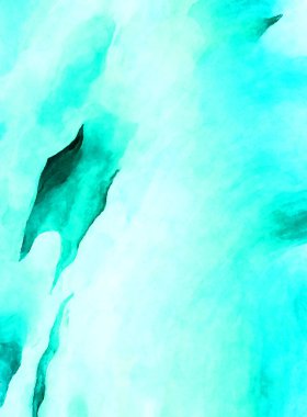 Soyut suluboya sanat eserleri. Fırça boyalı dijital resim. Renkli yaratıcı suluboya çizimi.