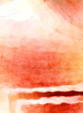 Soyut suluboya sanat eserleri. Fırça boyalı dijital resim. Renkli yaratıcı suluboya çizimi.