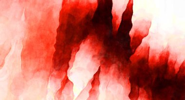 Soyut suluboya sanat eserleri. Fırça boyalı dijital resim. Renkli yaratıcı suluboya çizimi.