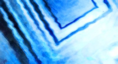 Soyut suluboya sanat eserleri. Fırça boyalı dijital resim. Renkli yaratıcı suluboya çizimi.