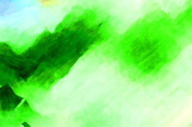 Soyut suluboya sanat eserleri. Fırça boyalı dijital resim. Renkli yaratıcı suluboya çizimi.