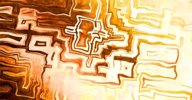 Soyut suluboya sanat eserleri. Fırça boyalı dijital resim. Renkli yaratıcı suluboya çizimi.