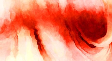 Soyut suluboya sanat eserleri. Fırça boyalı dijital resim. Renkli yaratıcı suluboya çizimi.