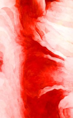 Soyut suluboya sanat eserleri. Fırça boyalı dijital resim. Renkli yaratıcı suluboya çizimi.