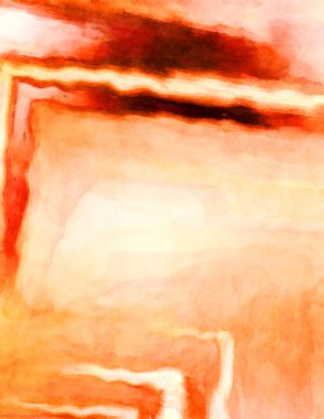 Soyut suluboya sanat eserleri. Fırça boyalı dijital resim. Renkli yaratıcı suluboya çizimi.