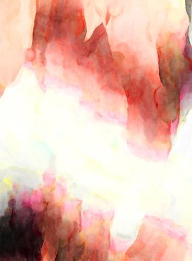 Soyut suluboya sanat eserleri. Fırça boyalı dijital resim. Renkli yaratıcı suluboya çizimi.