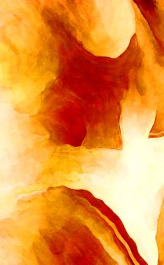 Soyut suluboya sanat eserleri. Fırça boyalı dijital resim. Renkli yaratıcı suluboya çizimi.