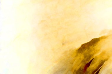 Soyut suluboya sanat eserleri. Fırça boyalı dijital resim. Renkli yaratıcı suluboya çizimi.