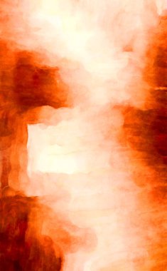 Soyut suluboya sanat eserleri. Fırça boyalı dijital resim. Renkli yaratıcı suluboya çizimi.