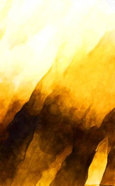 Soyut suluboya sanat eserleri. Fırça boyalı dijital resim. Renkli yaratıcı suluboya çizimi.