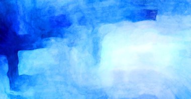 Soyut suluboya sanat eserleri. Fırça boyalı dijital resim. Renkli yaratıcı suluboya çizimi.