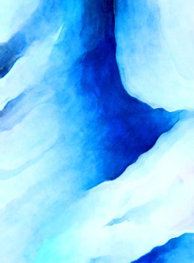 Soyut suluboya sanat eserleri. Fırça boyalı dijital resim. Renkli yaratıcı suluboya çizimi.