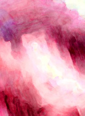 Soyut suluboya sanat eserleri. Fırça boyalı dijital resim. Renkli yaratıcı suluboya çizimi.