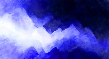 Soyut suluboya sanat eserleri. Fırça boyalı dijital resim. Renkli yaratıcı suluboya çizimi.