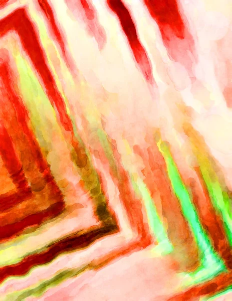 Expressive Abstract Watercolor Artwork Brush Painted Digital Art Painting Colorful — Stock Photo, Image