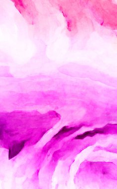 Soyut suluboya sanat eserleri. Fırça boyalı dijital resim. Renkli yaratıcı suluboya çizimi.