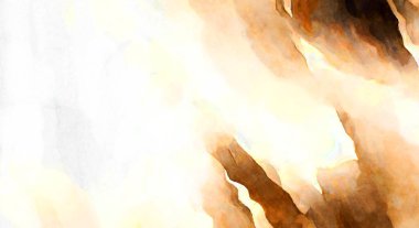 Soyut suluboya sanat eserleri. Fırça boyalı dijital resim. Renkli yaratıcı suluboya çizimi.