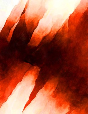 Soyut suluboya sanat eserleri. Fırça boyalı dijital resim. Renkli yaratıcı suluboya çizimi.