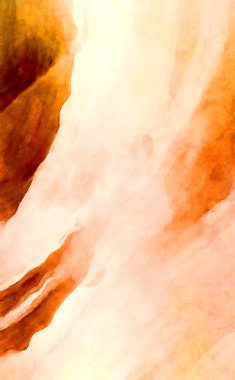 Soyut suluboya sanat eserleri. Fırça boyalı dijital resim. Renkli yaratıcı suluboya çizimi.