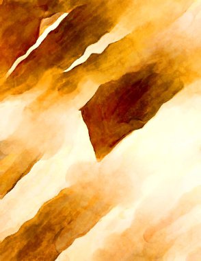 Soyut suluboya sanat eserleri. Fırça boyalı dijital resim. Renkli yaratıcı suluboya çizimi.