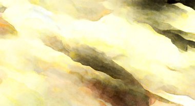 Soyut suluboya sanat eserleri. Fırça boyalı dijital resim. Renkli yaratıcı suluboya çizimi.