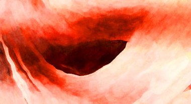 Soyut suluboya sanat eserleri. Fırça boyalı dijital resim. Renkli yaratıcı suluboya çizimi.