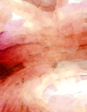 Soyut suluboya sanat eserleri. Fırça boyalı dijital resim. Renkli yaratıcı suluboya çizimi.