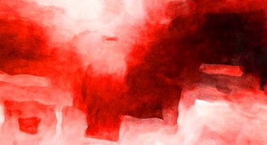 Soyut suluboya sanat eserleri. Fırça boyalı dijital resim. Renkli yaratıcı suluboya çizimi.