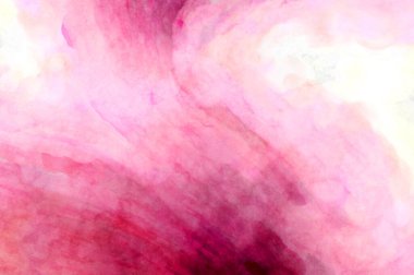 Soyut suluboya sanat eserleri. Fırça boyalı dijital resim. Renkli yaratıcı suluboya çizimi.