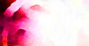 Soyut suluboya sanat eserleri. Fırça boyalı dijital resim. Renkli yaratıcı suluboya çizimi.