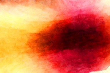 Soyut suluboya sanat eserleri. Fırça boyalı dijital resim. Renkli yaratıcı suluboya çizimi.