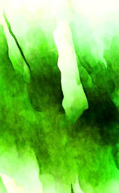 Soyut suluboya sanat eserleri. Fırça boyalı dijital resim. Renkli yaratıcı suluboya çizimi.