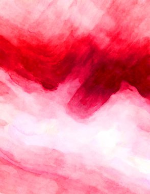 Soyut suluboya sanat eserleri. Fırça boyalı dijital resim. Renkli yaratıcı suluboya çizimi.