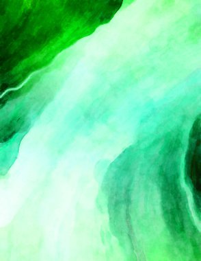 Soyut suluboya sanat eserleri. Fırça boyalı dijital resim. Renkli yaratıcı suluboya çizimi.