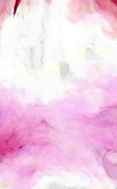 Soyut suluboya sanat eserleri. Fırça boyalı dijital resim. Renkli yaratıcı suluboya çizimi.