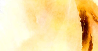 Soyut suluboya sanat eserleri. Fırça boyalı dijital resim. Renkli yaratıcı suluboya çizimi.