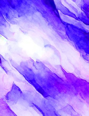 Soyut suluboya sanat eserleri. Fırça boyalı dijital resim. Renkli yaratıcı suluboya çizimi.