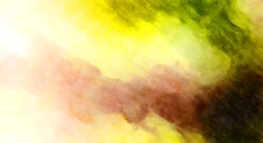 Soyut suluboya sanat eserleri. Fırça boyalı dijital resim. Renkli yaratıcı suluboya çizimi.