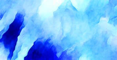 Soyut suluboya sanat eserleri. Fırça boyalı dijital resim. Renkli yaratıcı suluboya çizimi.