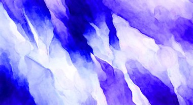 Soyut suluboya sanat eserleri. Fırça boyalı dijital resim. Renkli yaratıcı suluboya çizimi.