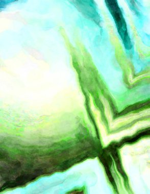 Soyut suluboya sanat eserleri. Fırça boyalı dijital resim. Renkli yaratıcı suluboya çizimi.